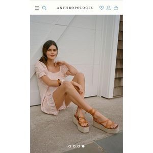 Anthropologie Pink Dress